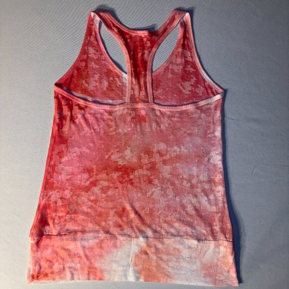 The North Face Women's U Neck Workout Tank Top Large Pink Dye TNF Training Shirt - Picture 5 of 13